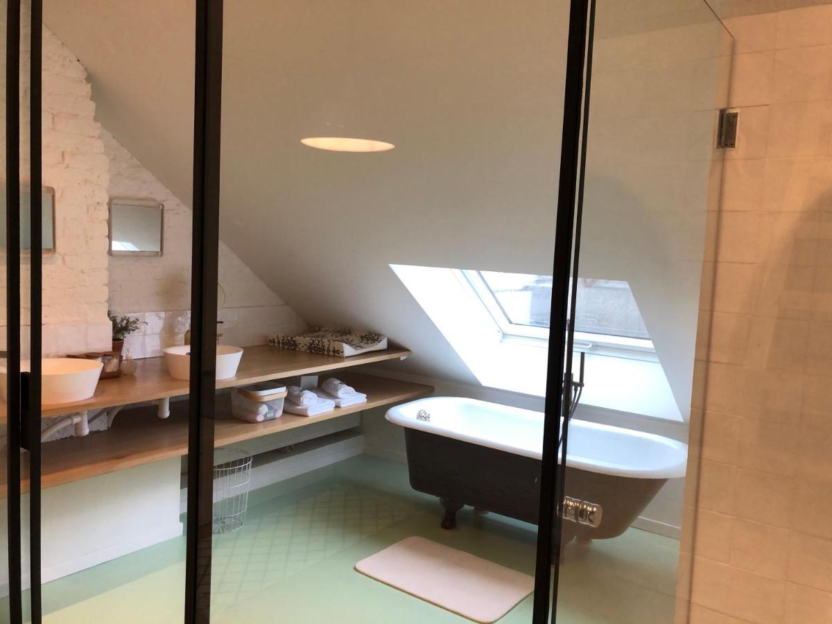 Lichtrijke Loft Bij Restaurant Den Olifant Apartment Ieper Ngoại thất bức ảnh